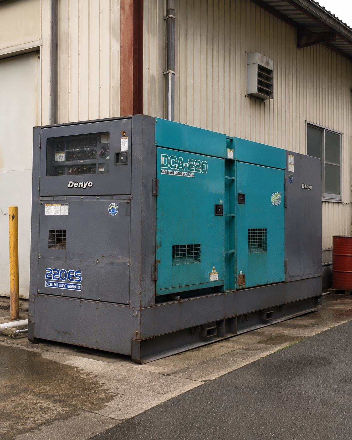 2017 Denyo DCA-220ES Silent Generator